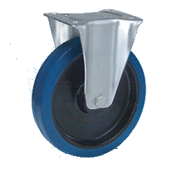 Blue elastic rubber wheel