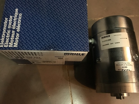 Motor bơm nhớt thuỷ lực Mahle 2kW 24V